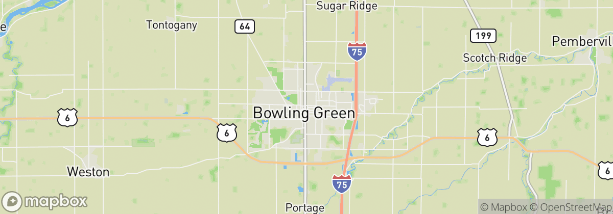 Map: Bowling Green, OH