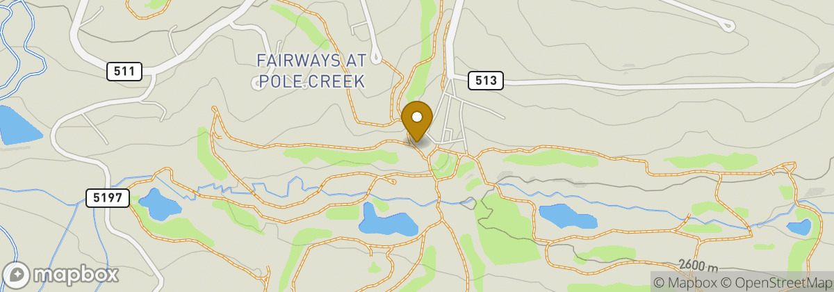 Map location: Pole Creek Golf Club