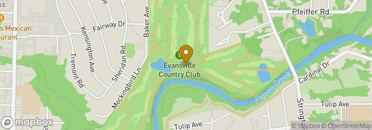 Map location: Evansville Country Club