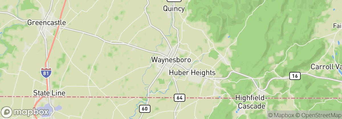 Map: Waynesboro, PA
