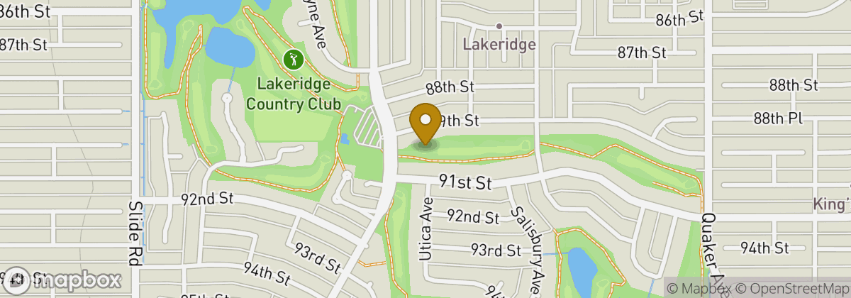 Map location: Lakeridge Country Club