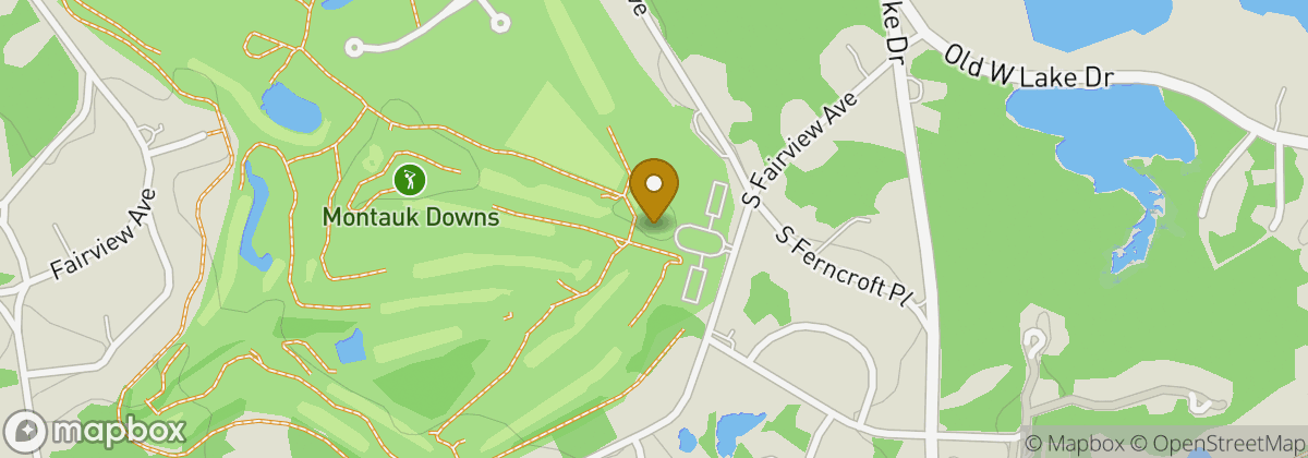 Map location: Montauk Downs State Park Golf Course