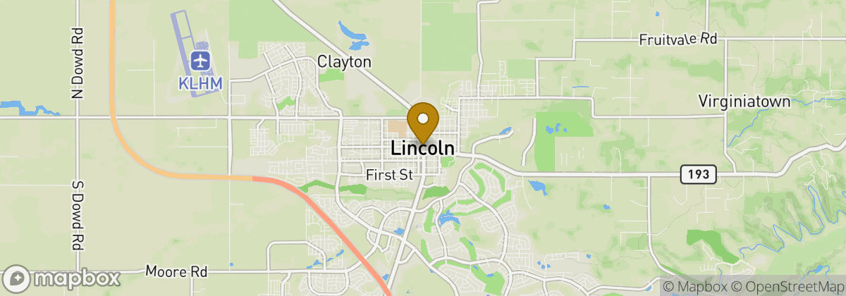 Map location: Lincoln