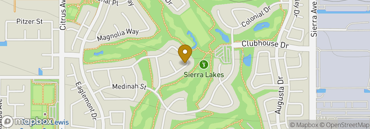 Map location: Sierra Lakes Golf Club