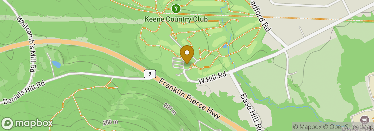 Map location: Keene Country Club