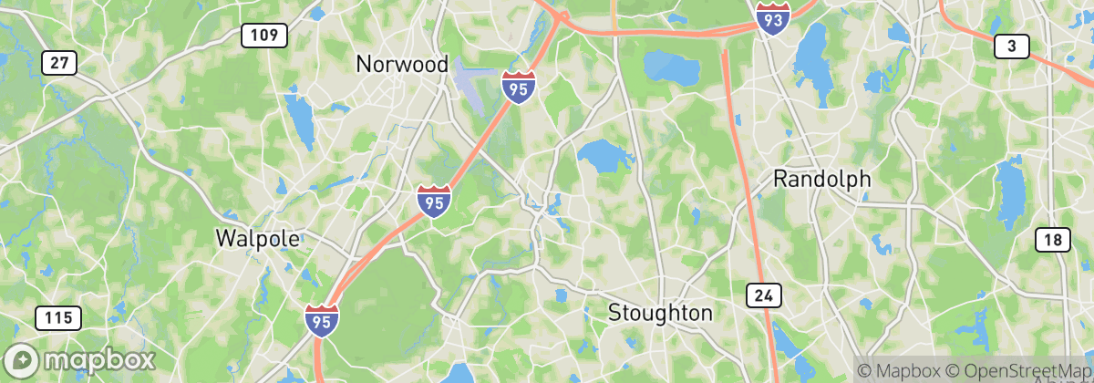 Map: Canton, MA