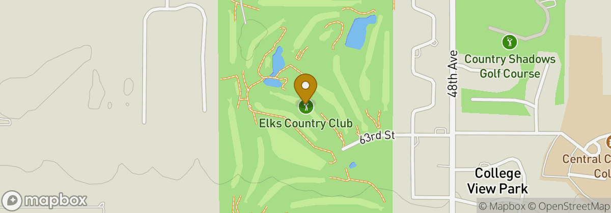Map location: Elks Country Club