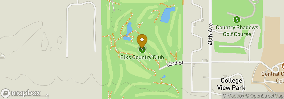 Map location: Elks Country Club