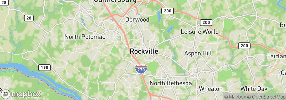 Map: Rockville, MD