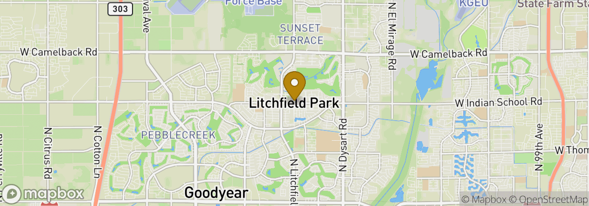 Map location: Wigwam Golf Club
