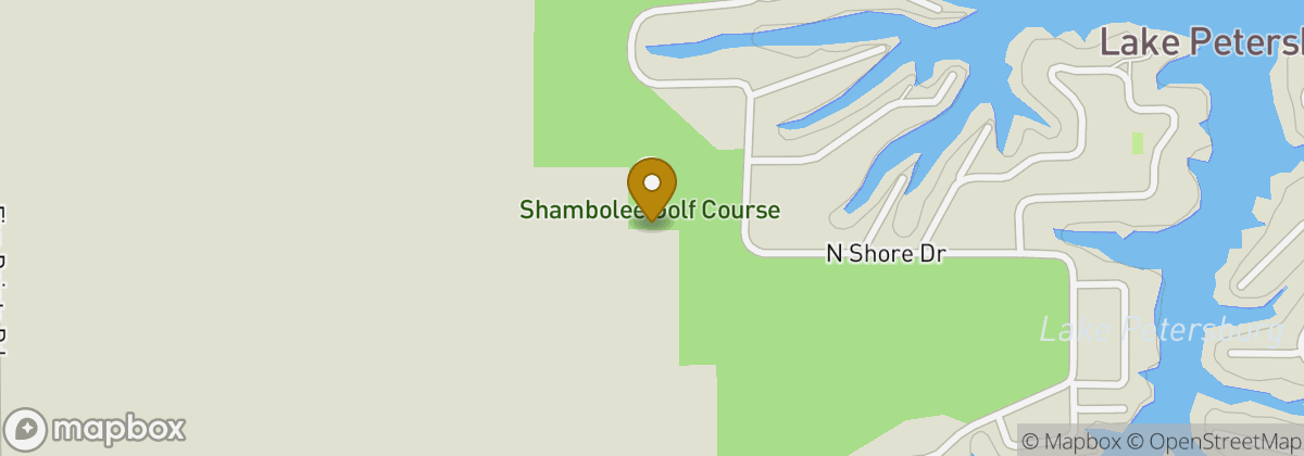 Map location: Shambolee Golf Course