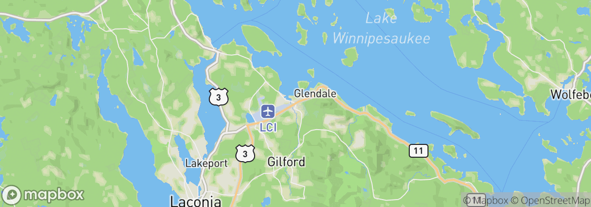 Map: Gilford, NH