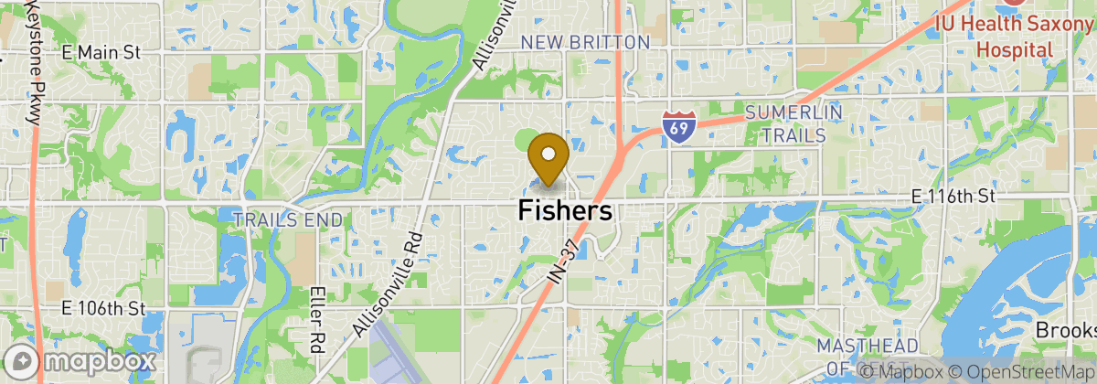 Map location: Fishers