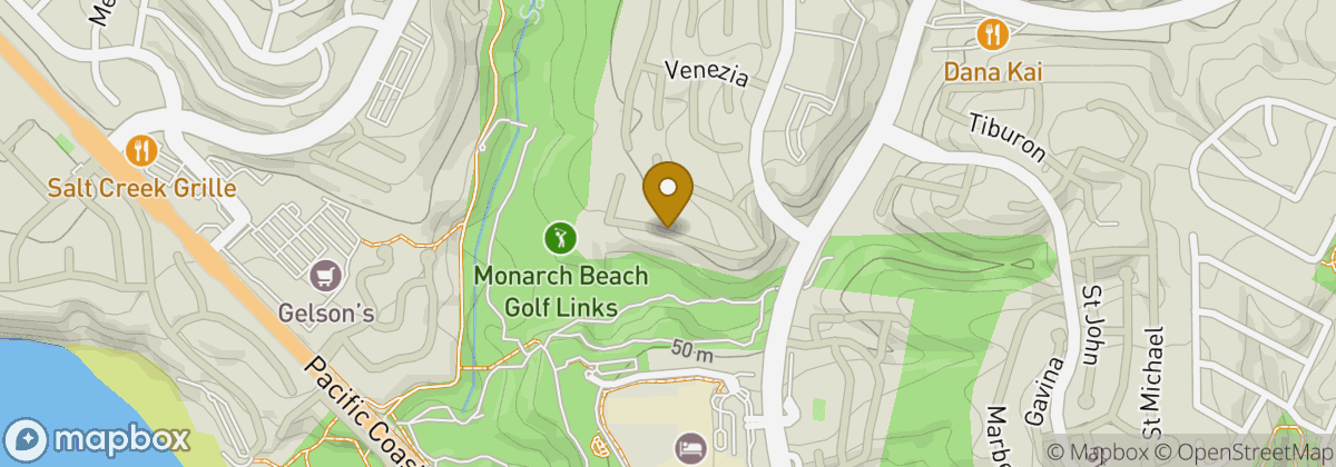 Map location: Monarch Beach Golf Links