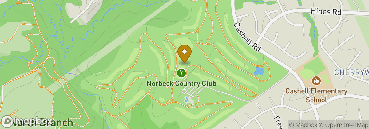 Map location: Norbeck Country Club