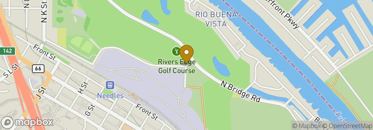 Map location: Rivers Edge Golf Course (Needles Municipal)
