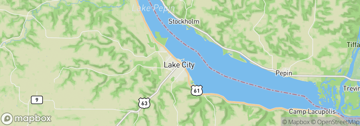 Map: Lake City, MN