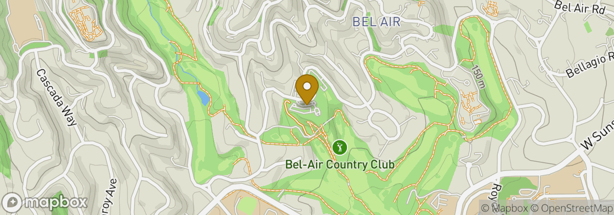 Map location: Bel-Air Country Club