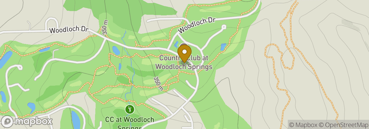 Map location: The Springs, Golf Resort at Woodloch