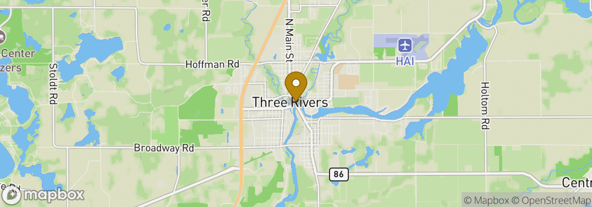 Map location: Three Rivers