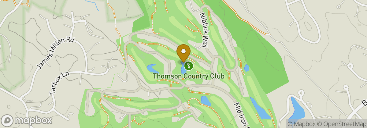 Map location: Thomson Country Club