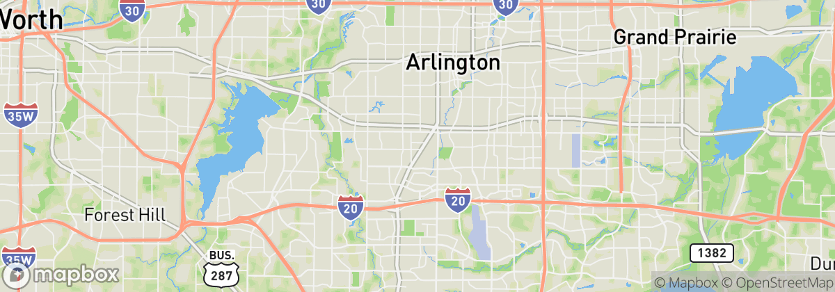 Map: Arlington, TX
