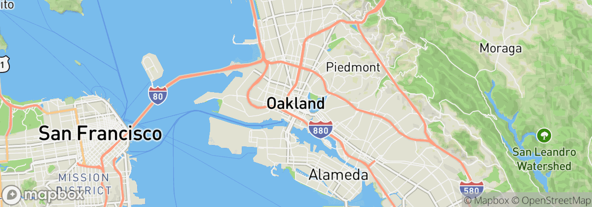 Map: Oakland, CA