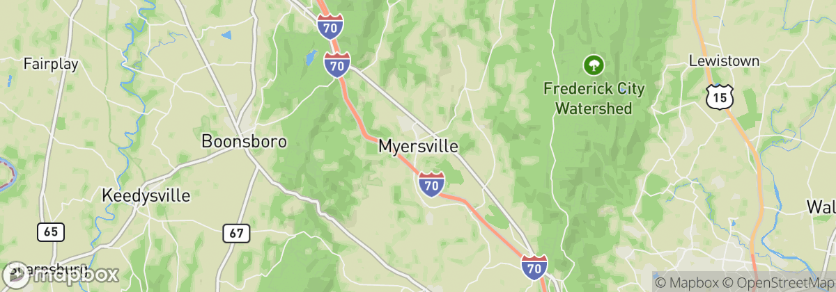 Map: Myersville, MD