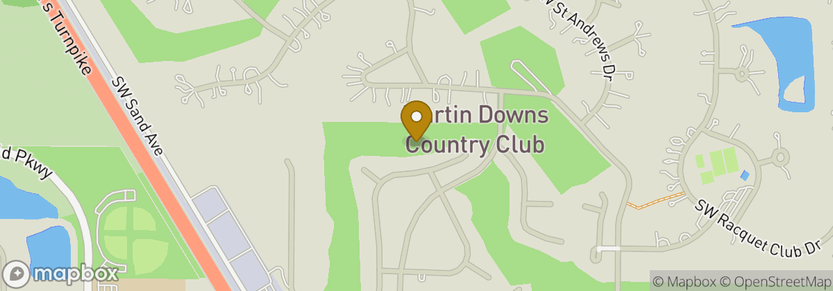Map location: Martin Downs Country Club