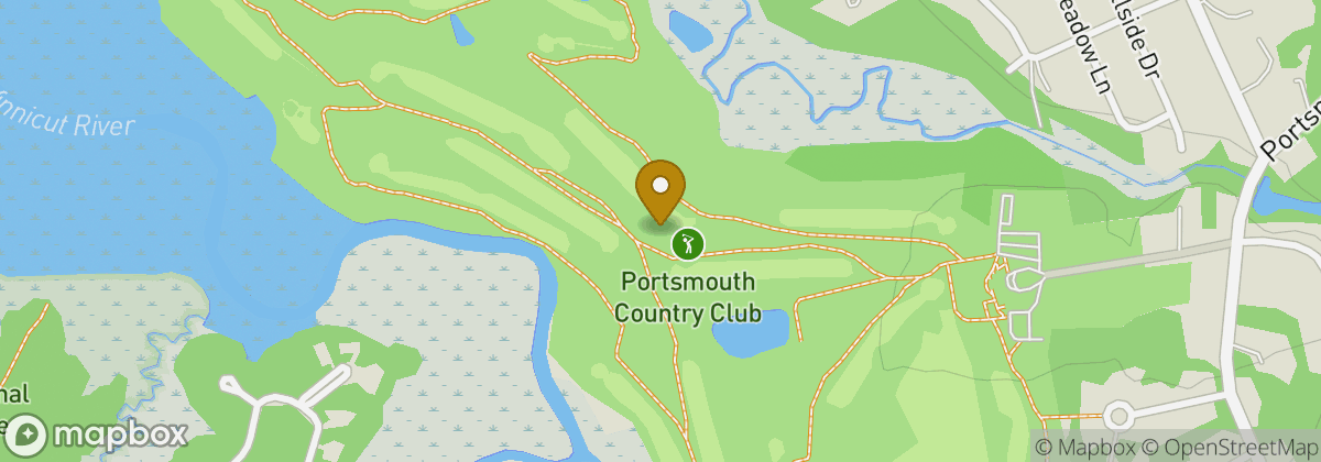 Map location: Portsmouth Country Club