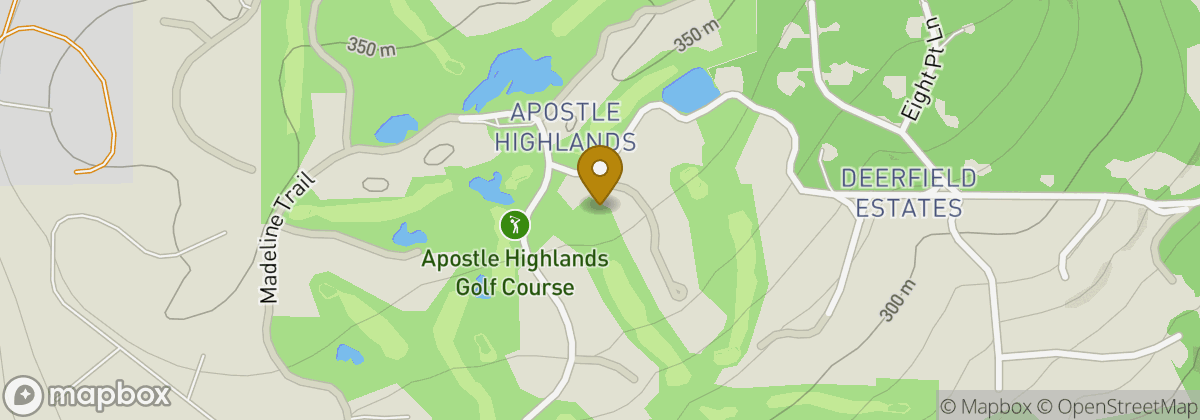 Map location: Apostle Highlands Golf Course