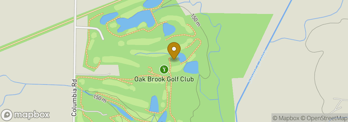 Map location: Oak Brook Golf Club