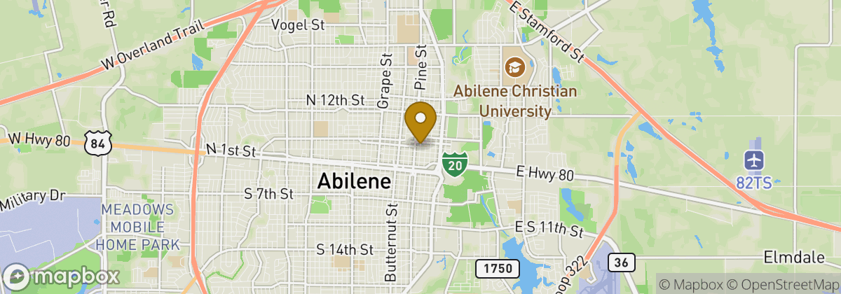 Map location: Abilene