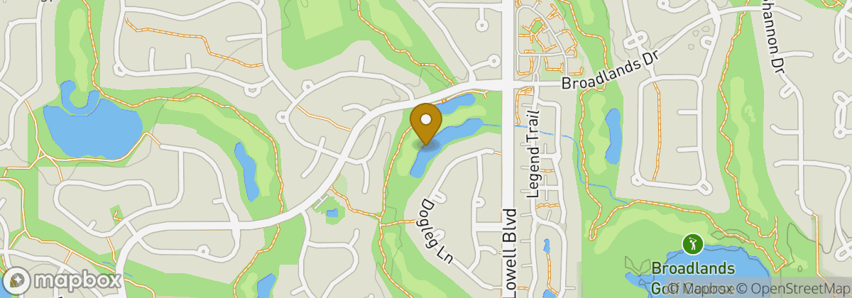 Map location: Broadlands Golf Course