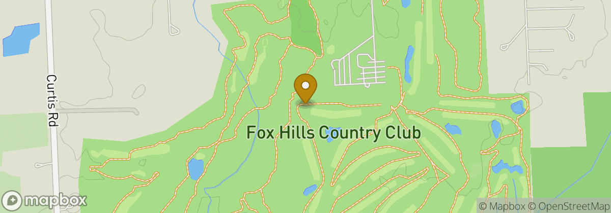 Map location: Fox Hills Country Club