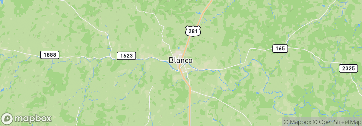 Map: Blanco, TX