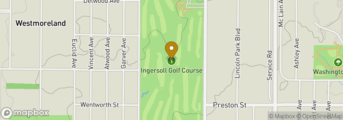 Map location: Ingersoll Golf Course