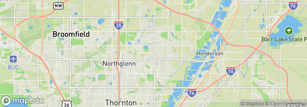 Map: Thornton, CO