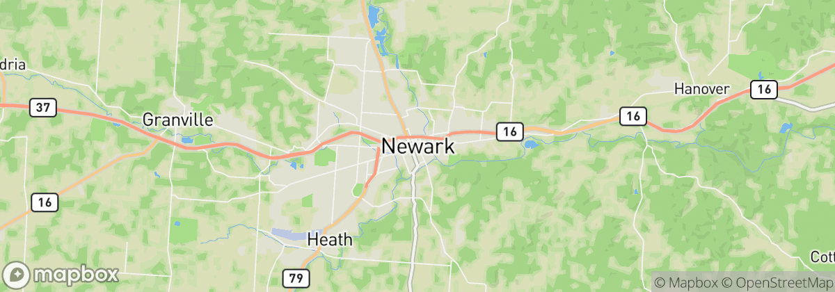 Map: Newark, OH