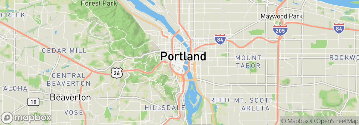 Map: Portland, OR