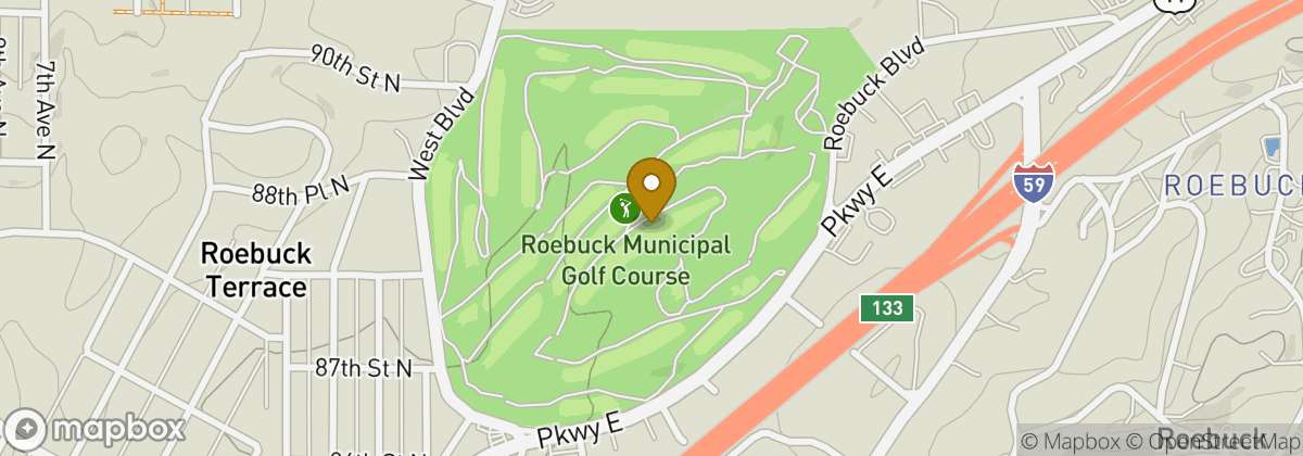Map location: Roebuck Municipal Golf Course