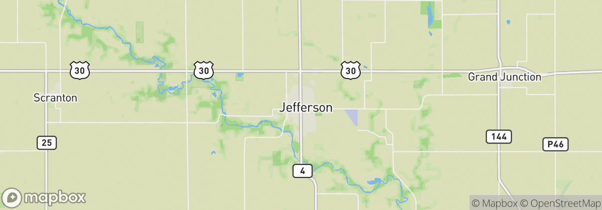 Map: Jefferson, IA