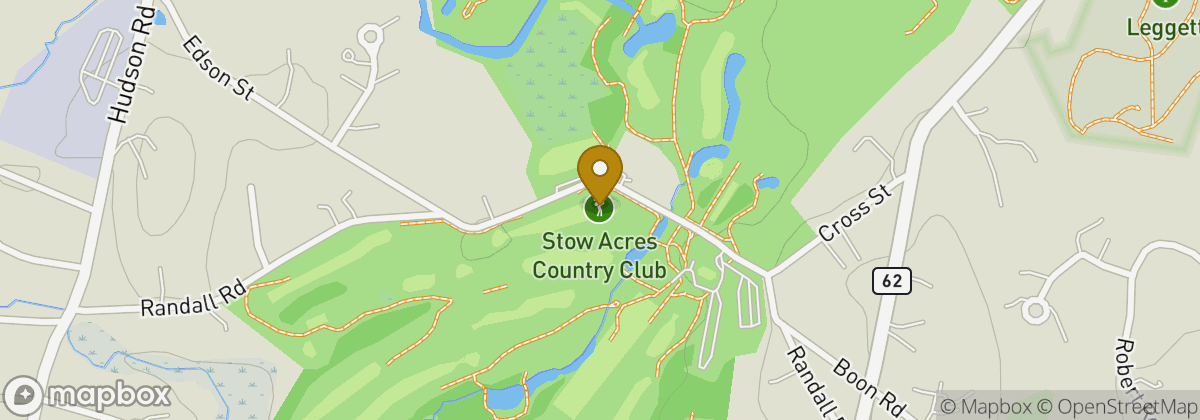 Map location: Stow Acres Country Club