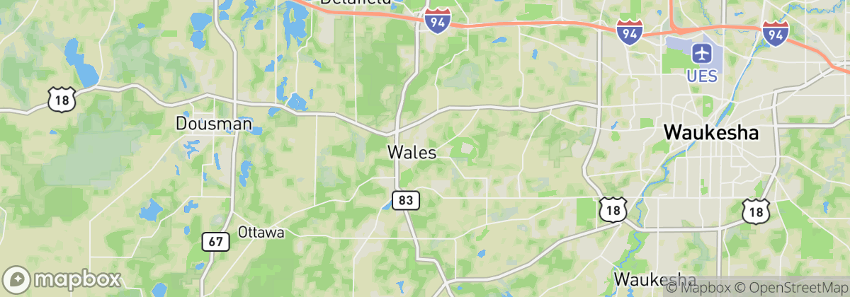Map: Wales, WI