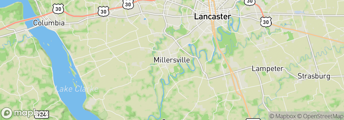 Map: Millersville, PA
