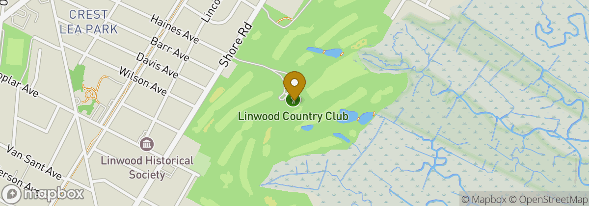 Map location: Linwood Country Club