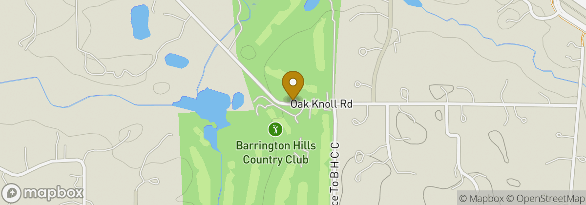 Map location: Barrington Hills Country Club