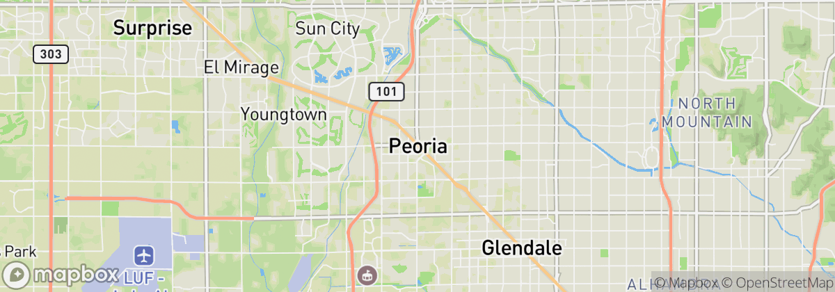 Map: Peoria, AZ