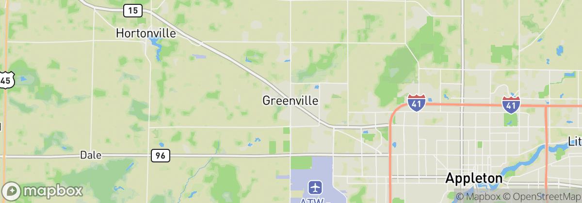 Map: Greenville, WI