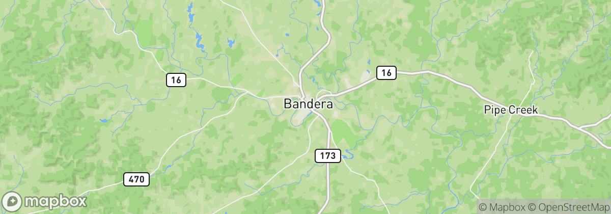 Map: Bandera, TX